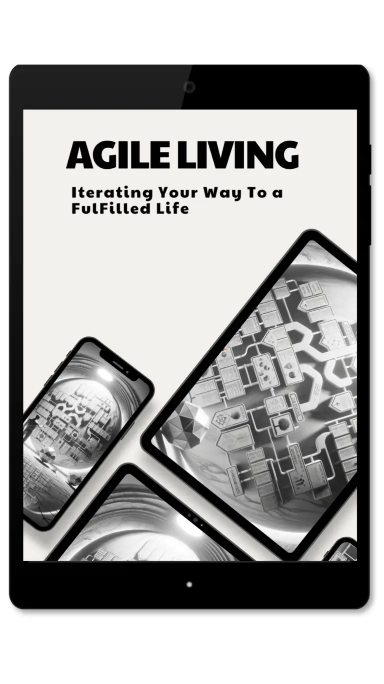 Agile Living Ebook Cover Tablet